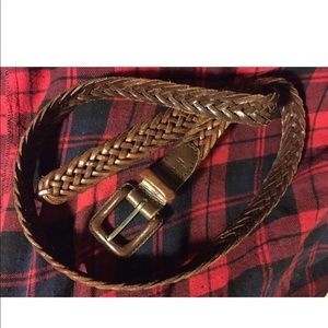 Ralph Lauren braided leather belt